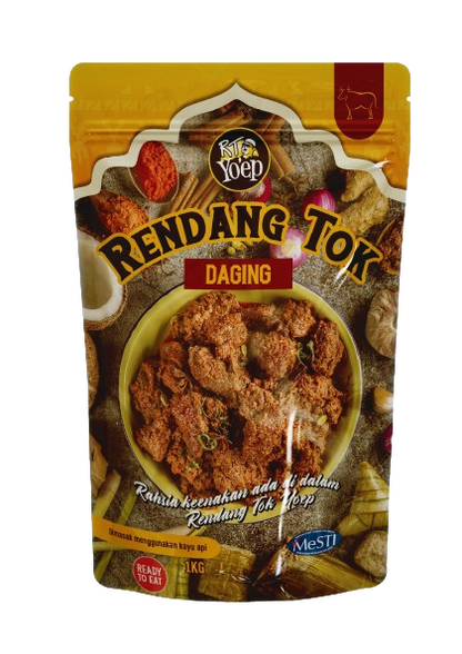 Rendang Daging Tok Yoep Masak Kayu Api