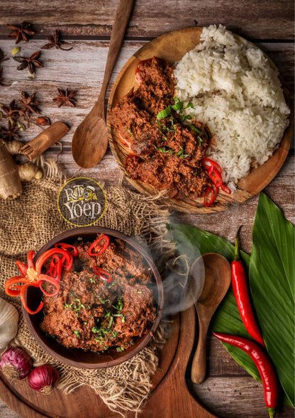 Rendang Daging Tok Yoep Masak Kayu Api